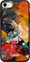 6F hoesje - geschikt voor iPhone 7 -  TPU Case - Colourful Palette #ffffff