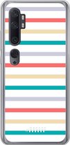 Xiaomi Mi Note 10 Hoesje Transparant TPU Case - Pastel Tracks #ffffff