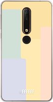 Nokia X6 (2018) Hoesje Transparant TPU Case - Springtime Palette #ffffff