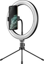 APEXEL Selfie Light Led Ring Bureau Tripod Stand Houder (26cm)