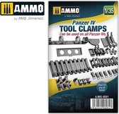 Panzer IV tool clamps - Scale 1/35 - Ammo by Mig Jimenez - A.MIG-8081