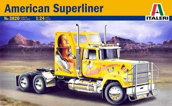 Italeri U.S. SUPERLINER Montagekit Vrachtwagen/oplegger modelbouw 1:24 |