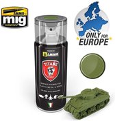 AMMO MIG TTH108 Military Green - Matt - Primer - Acryl spray Verf spuitbus