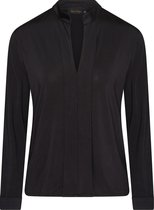 Travel Top Dames Perla Nera V-hals Zwart XL