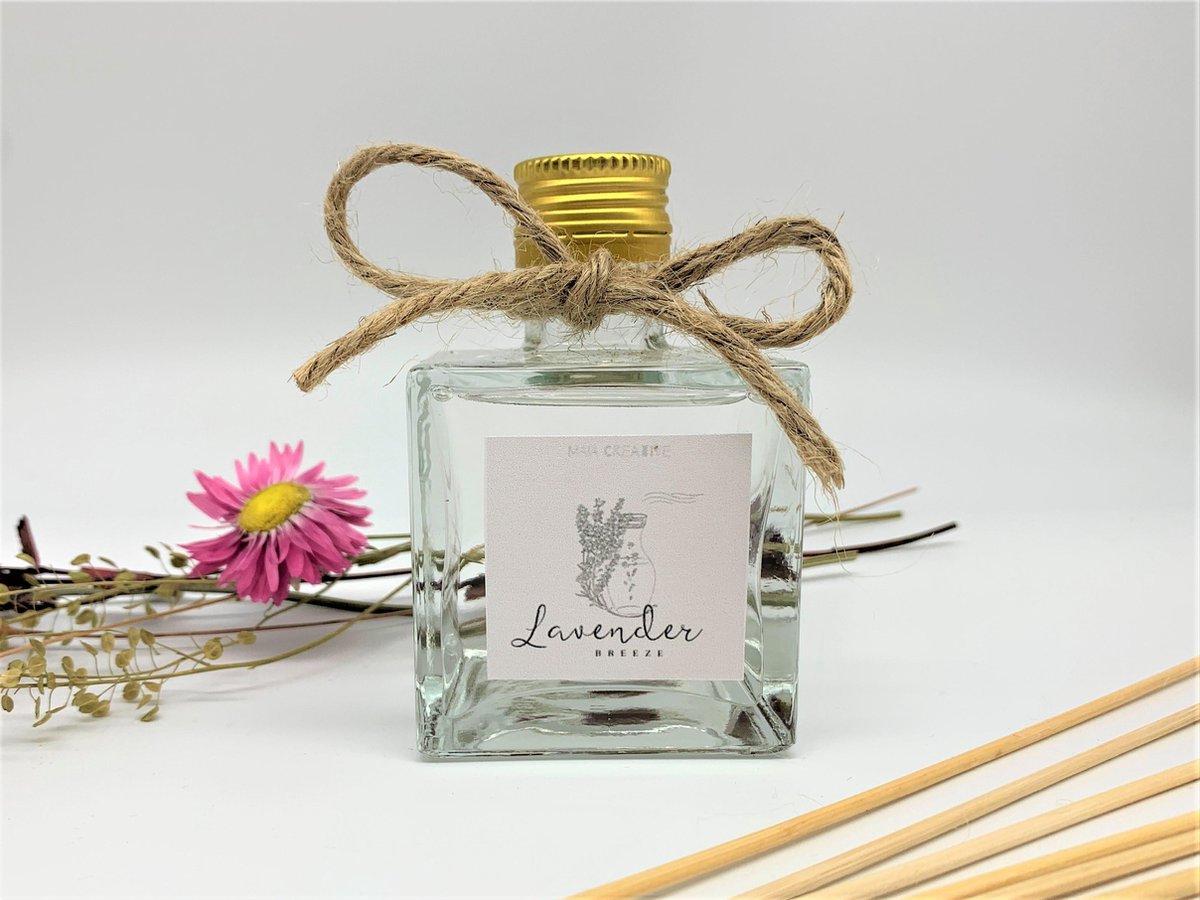 Lavender Breeze Geurstokjes | Fragrance Sticks | Lavendel | Interieurparfum | 100 ml | Handgemaakt | MAIA Creative