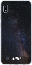 Samsung Galaxy A10 Hoesje Transparant TPU Case - Dark Space #ffffff