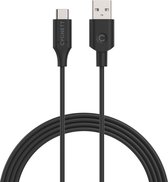 Cygnett Essentials USB-A naar USB-C Kabel 2 Meter - Zwart