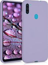 kwmobile telefoonhoesje geschikt voor Samsung Galaxy M11 - Hoesje voor smartphone - Back cover in lavendel