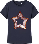 NAME IT KIDS NKFFISTAR SS TOP Meisjes T-shirt - Maat 122-128