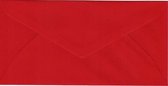 Luxe Enveloppen - 100 stuks - Rood - 110X220 mm - 100grms - 11x22 cm - Brief envelop