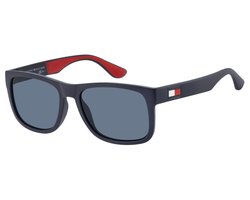 Tommy Hilfiger Zonnebril Cool & Clever Mann’s Comfort Sunglasses Rood Blauw Klassieke Heren Bril TH