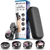 DrPhone APEX 5in1 HD -  DSLR-camera - Optische Lenzen - Professioneel - Mobiel Lenzen set