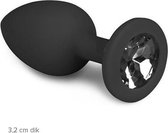 Siliconen Anaal Buttlug - Anaal Speeltje - Plug - Zwart -  Omtrek 3,2 cm
