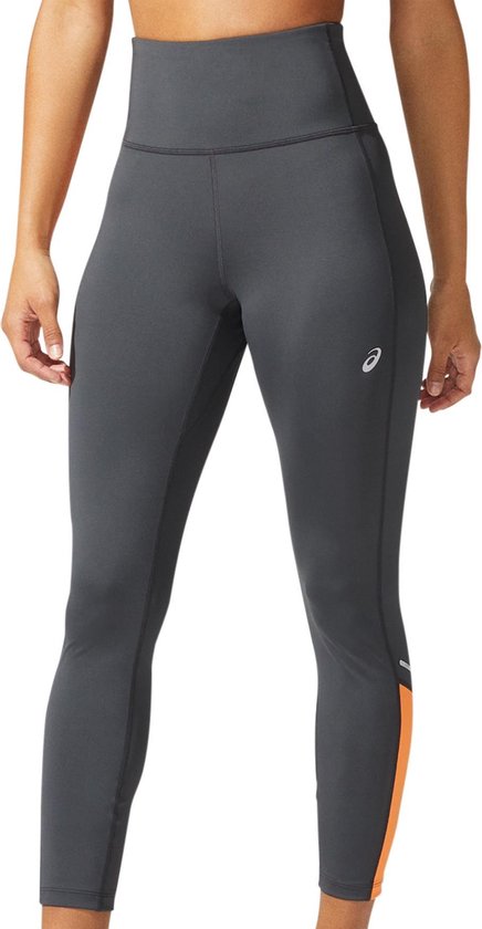 succes Altijd realiteit Asics Asics Tokyo Highwaist Sportlegging - Maat S - Vrouwen - donkergrijs -  oranje | bol.com