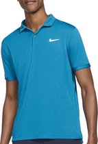 Nike Sportpolo - Maat L  - Mannen - blauw/wit