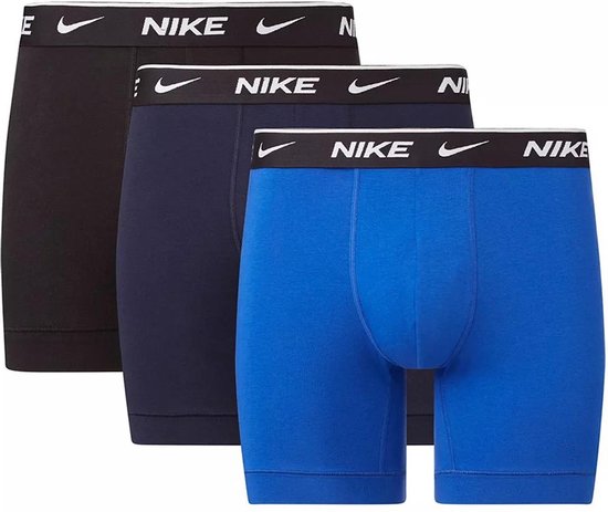 Nike Nike Brief Boxershorts Onderbroek - Mannen - zwart - navy - blauw - wit