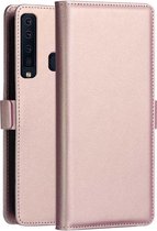 DZGOGO MILO-serie PC + PU horizontale flip lederen tas voor Samsung Galaxy A9 (2018), met houder en kaartsleuf en portemonnee (roze)