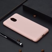 Voor Nokia 3.1 Candy Color TPU Case (roze)