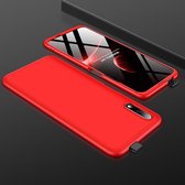 GKK Three Stage Splicing Full Coverage PC Case voor Huawei Honor 9X (rood)