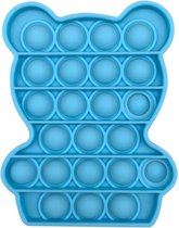 Pop it Fidget - Beertje - Blue - Cute - Anti-Stress - Fidget Toy -  Beer - Bear -  Bubble Pop it - Tik Tok - .SparkleCuties.