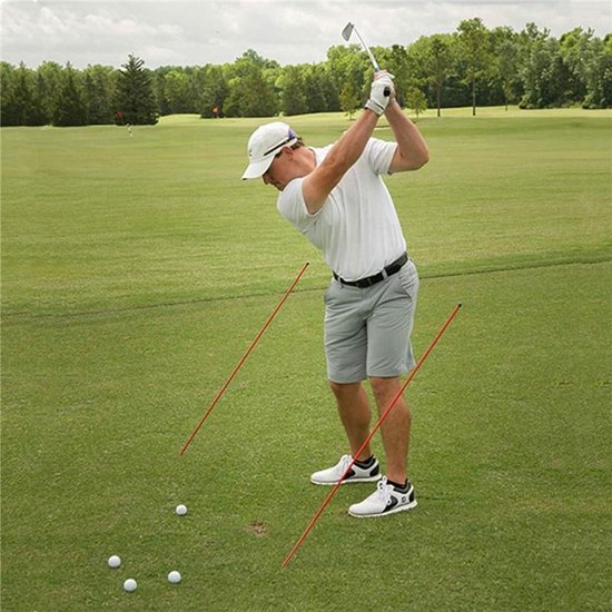 Firsttee - Alignment Tour sticks - +++ Kwaliteit - Golf accessoires - Sport - Training - Putting - Cadeau - Golftrainingsmateriaal - Golfset - Trainingsmaterialen - Golfballen - Driving Range - Mat - Trolley - Oefenen - Golftas - Swing - Net - Oefen van Firsttee — afbeelding 3