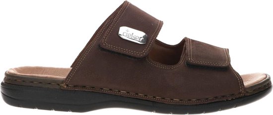 Rieker Slippers bruin - Maat 44