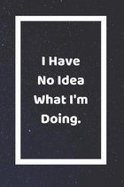 I Have No Idea What I'm Doing