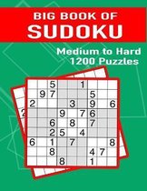 Big Sudoku Medium to Hard Book- 1200 Puzzles