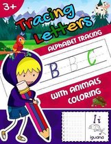 Alphabet Tracing Letters with Animals Coloring
