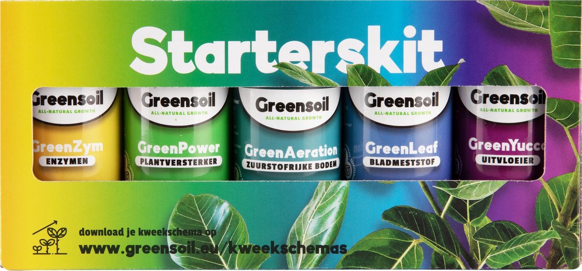 Greensoil - Meststoffen - Starterskit - 10 x 100ml