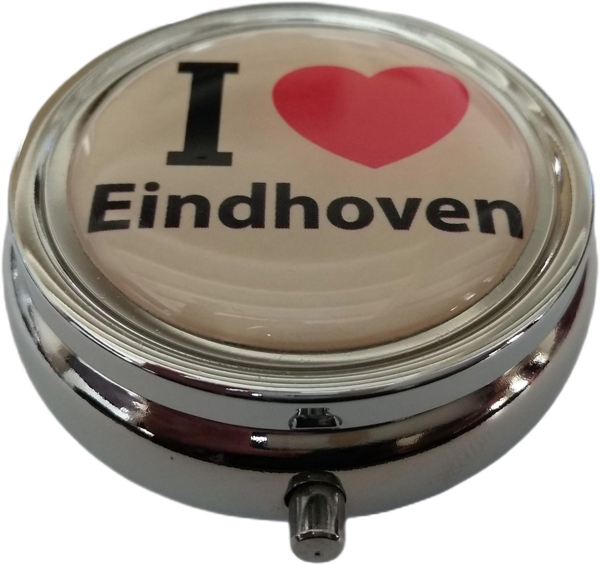 Pillendoosje met spiegeltje I love Eindhoven