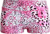 Dames boxershorts 3 pack panterprint roze L