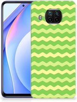 Smartphone hoesje Xiaomi Mi 10T Lite TPU Case Waves Green