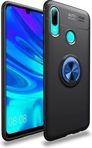 lenuo Shockproof TPU Case voor Huawei P Smart (2019), met Invisible Holder (Zwart Blauw)