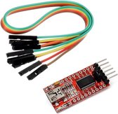 LDTR-WG0226 FT232RL FTDI USB naar TTL seriÃ«le converter adaptermodule voor Arduino (rood)