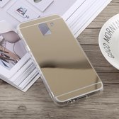 Acryl + TPU galvaniseren spiegelbehuizing voor Galaxy J4 (2018) (goud)