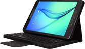 For Samsung Galaxy Tab A 9.7 / T550 & S2 9.7 / T810 2 in 1 Afneembare Bluetooth toetsenbord Litchi structuur lederen hoesje met houder(zwart)