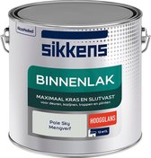 Sikkens Binnenlak - Verf - Hoogglans - Mengkleur - Pale Sky - 2,5 liter