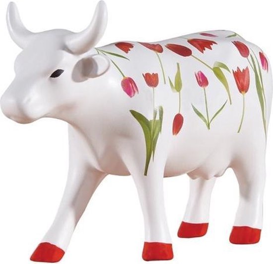CowParade Tulip Cow (medium ceramic)