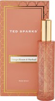 Ted Sparks - Roomspray - Huisparfum - Interieurspray - Luchtverfrisser - Huisgeur - Geurspray - Orange Blossom & Patchouli