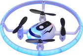 Bol.com Denver Mini Drone voor Kinderen en Volwassenen - 30m Bereik - Gyro Functie - LED Licht - DRO121 - Zwart/Wit aanbieding
