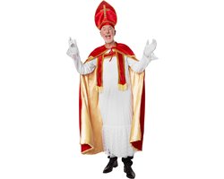 dressforfun - Sinterklaas - Sint-Niklaas in klassieke kleuren L - verkleedkleding kostuum halloween verkleden feestkleding carnavalskleding carnaval feestkledij partykleding - 303455