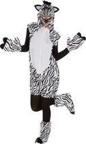 dressforfun - Kostuum zebra M - verkleedkleding kostuum halloween verkleden feestkleding carnavalskleding carnaval feestkledij partykleding - 300890