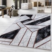 Modern vloerkleed - Marble Design Grijs Bruin 160x230cm