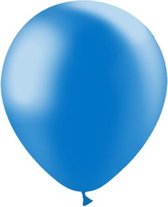 Blauwe Ballonnen Metallic 30cm 10st