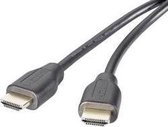 SpeaKa Professional HDMI Aansluitkabel 5.00 m SP-9075604 Audio Return Channel (ARC), Vergulde steekcontacten Zwart [1x HDMI-stekker - 1x HDMI-stekker]