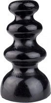 XXLTOYS - Pisa - Plug - Inbrenglengte 11 X 6.5 cm - Black - Groot formaat Buttplug - Uniek Design Anaal plug - voor Diehards only - Made in Europe