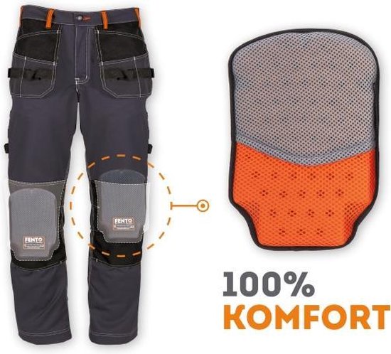 Postbode zuiden Woestijn Kniebeschermers - Fento - Knee Protector - 100 - Klussen - Bouwvakkers -  Volwassenen | bol.com