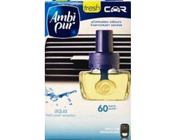 Ambi Pur Auto Luchtverfrisser Navulling Aqua - 7ml