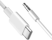 Maxxions USB C naar Aux 3.5mm Jack Kabel - Audio - 1 Meter - Wit